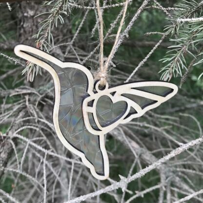 A story of Captivating Grace Hummingbird Ornament/Suncatcher - Image 3