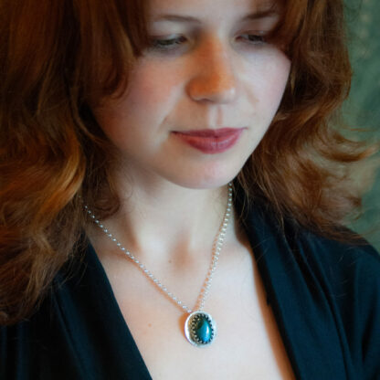 Labradorite Deep Forest pendant - Image 5