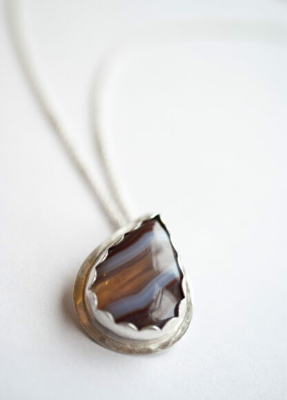 Botswana Triangle Agate pendant - Image 6