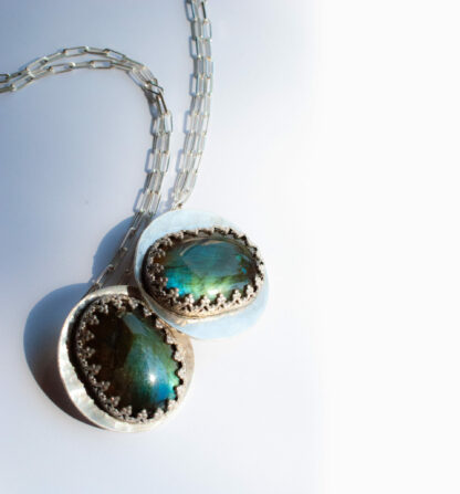 Labradorite Deep Forest pendant - Image 6