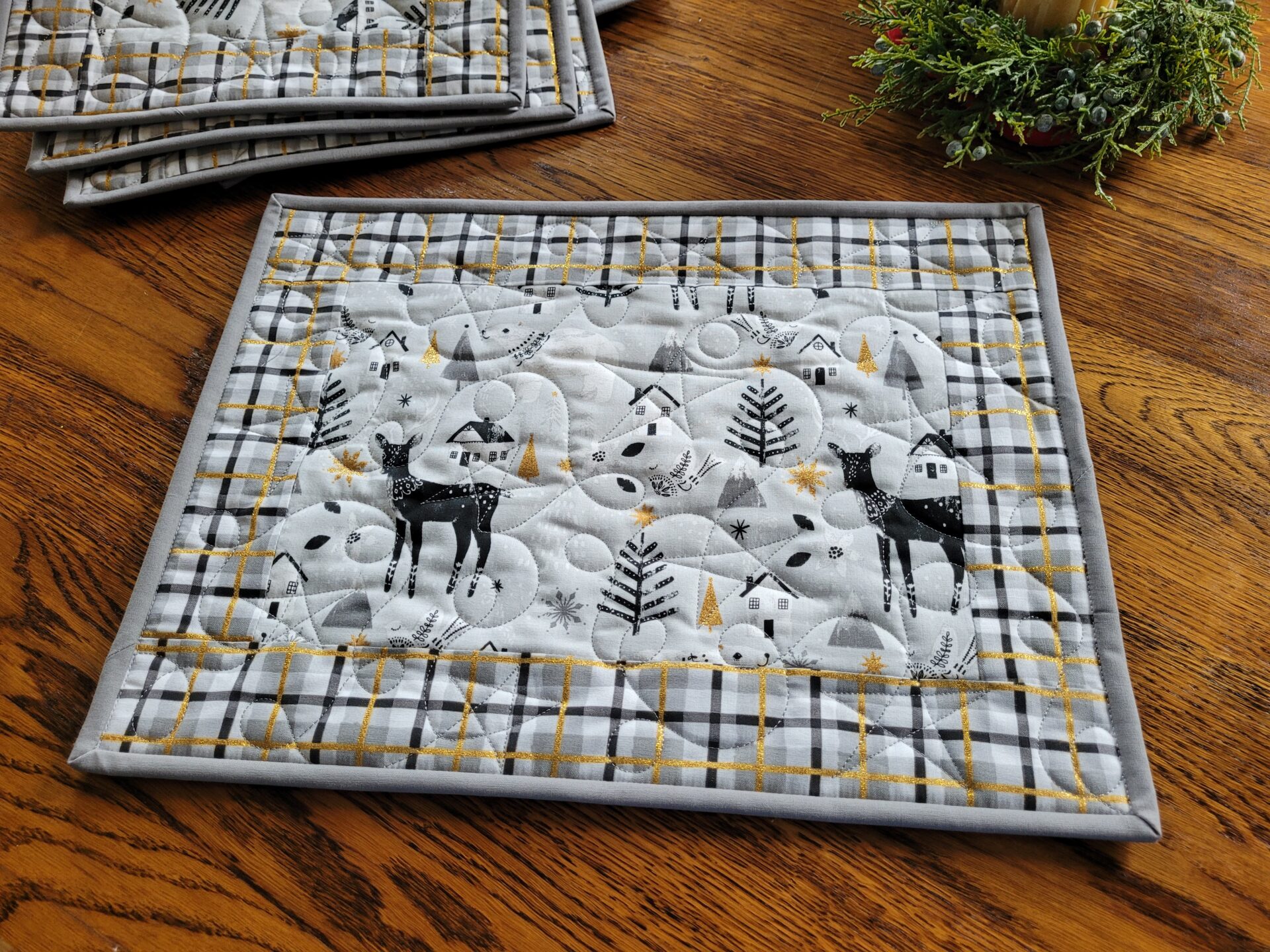 christmas Reindeer placemats