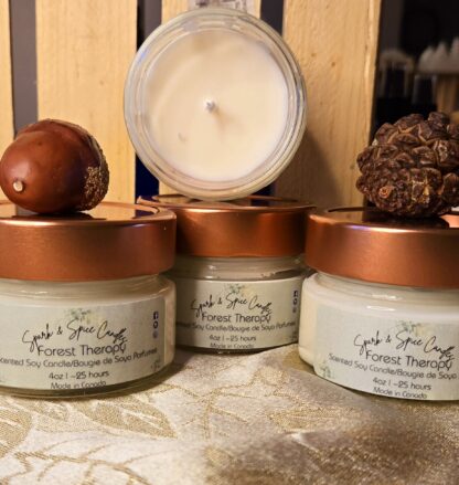 Forest Therapy Scented Coconut Soy Candle - Image 2