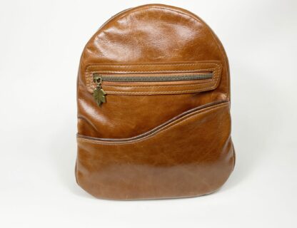 Small Italian Leather Backpack,