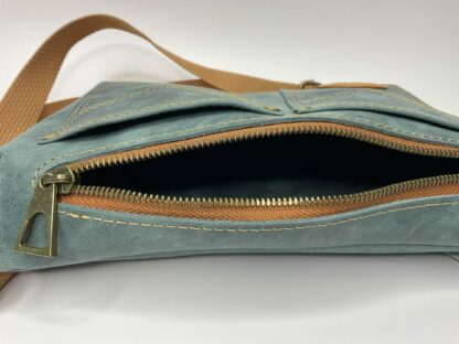 Large Olive Green, or Dark Khaki Green Fanny Pack, Hip Bag, or Festival Bag Handmade in Canada - Image 5