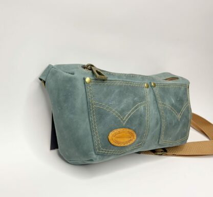 Large Olive Green, or Dark Khaki Green Fanny Pack, Hip Bag, or Festival Bag Handmade in Canada - Image 2