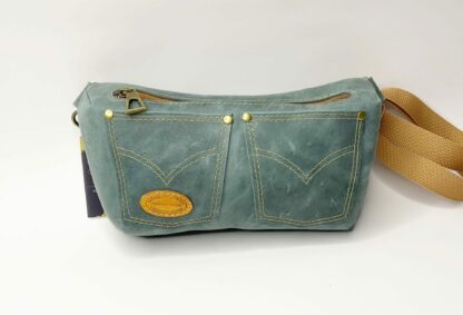 Large Olive Green, or Dark Khaki Green Fanny Pack, Hip Bag, or Festival Bag Handmade in Canada