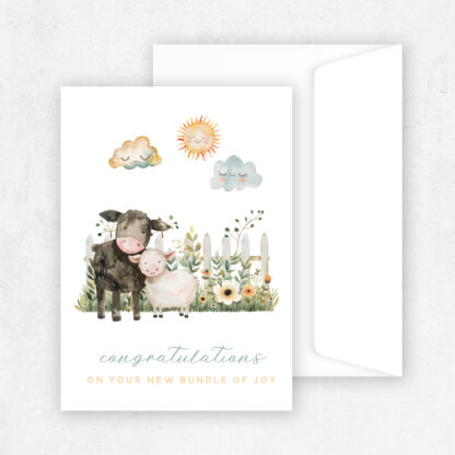 Bundle of Joy - Baby Greeting Card