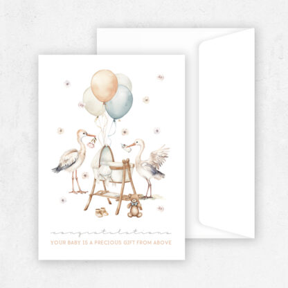 Precious Gift - Baby Greeting Card