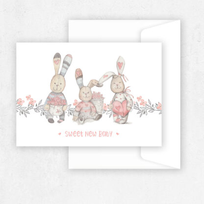 Sweet New Baby - Baby Greeting Card