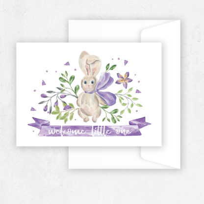 Welcome Little One - Baby Greeting Card