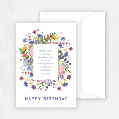 Wildflowers - Birthday Greeting Card