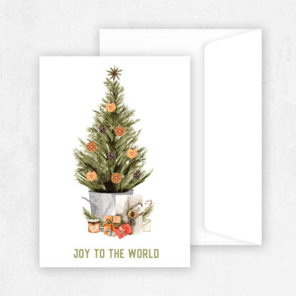 Citrus Tree - Christmas Greeting Card