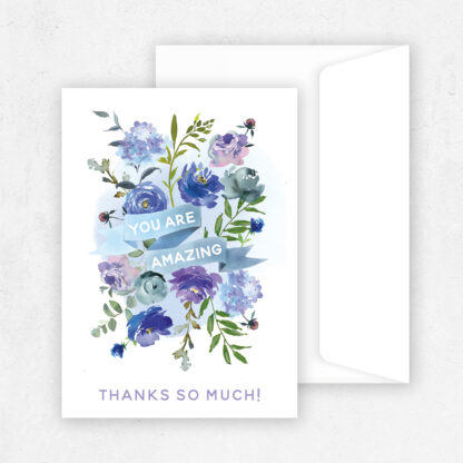 Amazing Thanks - Thank You Greeting Card