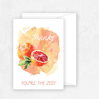 The Zest - Thank You Greeting Card